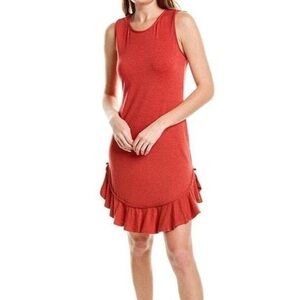 MAX STUDIO Women's Sleeveless Ruffled Hem Mini Dress size S